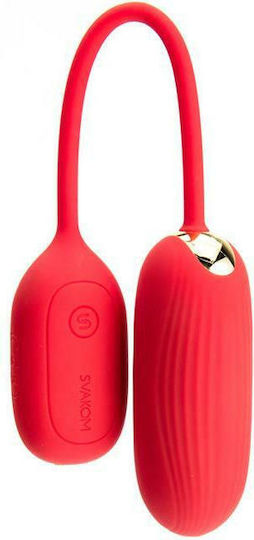 Svakom Muse Bluetooth Vibrating Egg Вибратор Яйца 8см Червено