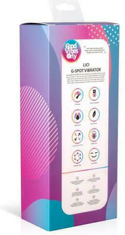 Good Vibes Only Lici G-Spot Vibrator Вибратор G-Spot 22.5см Лилаво