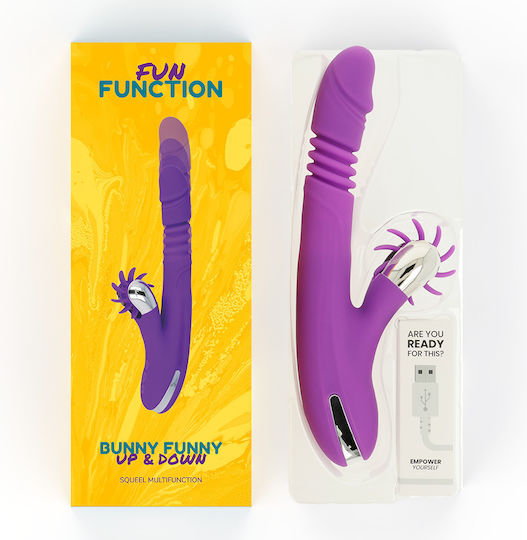 Fun Factory Bunny Funny Up & Down Δονητής Rabbit 24cm Purple