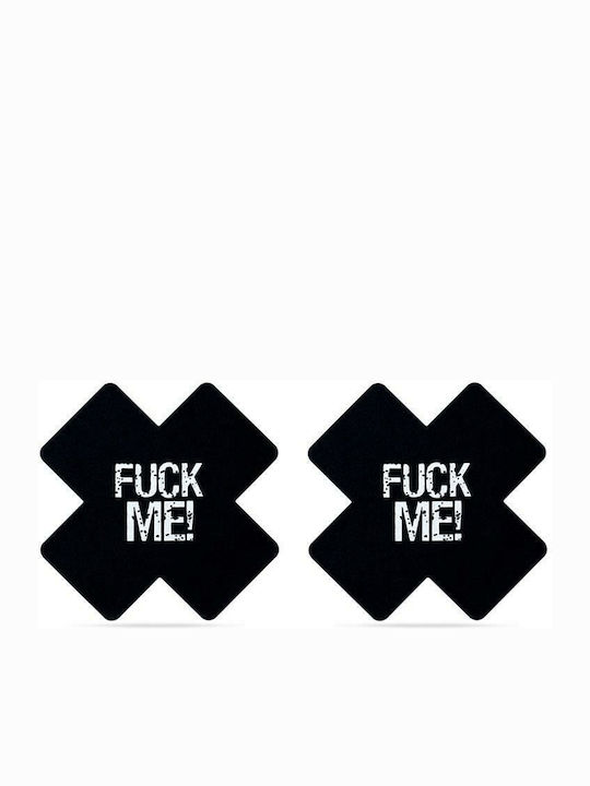 Lovetoy Pack Nipple Covers Cross Black / Pink