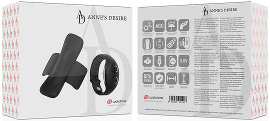 Dream Love Anne's Desire Panty Pleasure Wirless Technology Watch Me Vibrator for Couples with Remote Control 9.6cm Black/Gold
