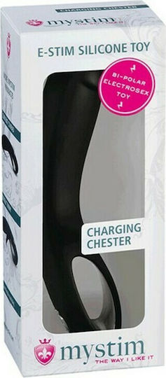 Mystim Charging Chester E-Stim Vibrator G-Spot 27cm Black