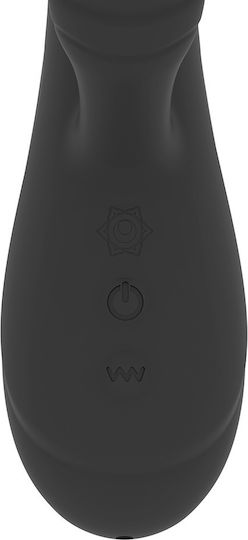 Rithual Anusara Mini Δονητής Rabbit 6.36cm Black