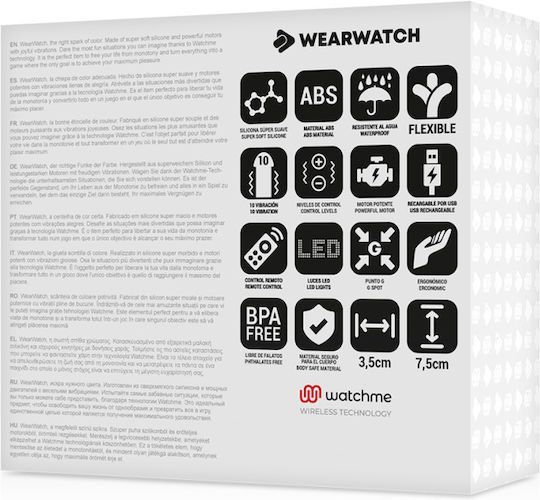 Anne's Wearwatch Egg Wirless Watchme Vibrator Ei mit Fernbedienung Fuchsia/ Aquamarine