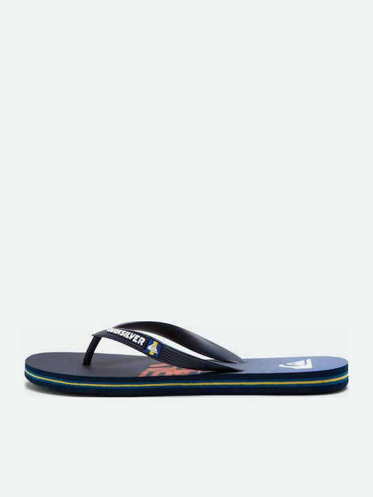 Molokai Art Men's Flip Flops Navy