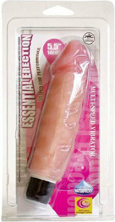 Nanma Essential Erection Realistic Vibrator Realistic Vibrator 14cm Flesh