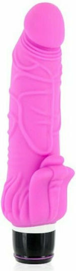 Seven Creations Purrfect Silicone Classic with Clit Stim 7 Powerful Functions Realistisch Vibrator 19cm Pink