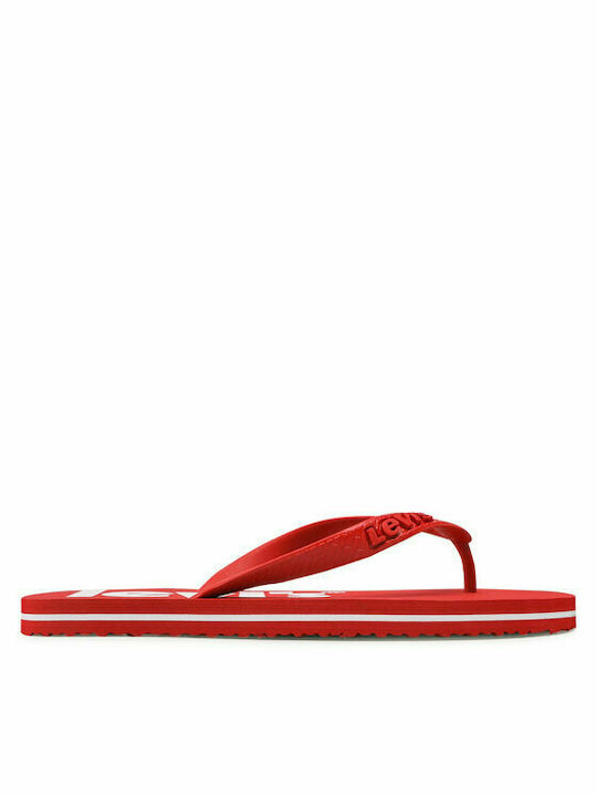 Levi's Flip Flops σε Κόκκινο Χρώμα