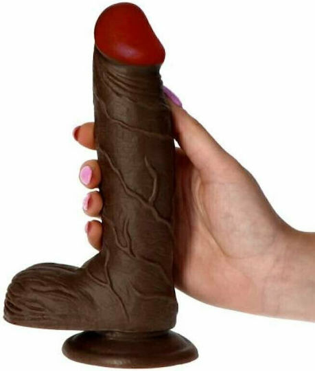 Toyz4lovers Real Rapture Natural Living Earth Flavour Ρεαλιστικός Δονητής 19cm Brown