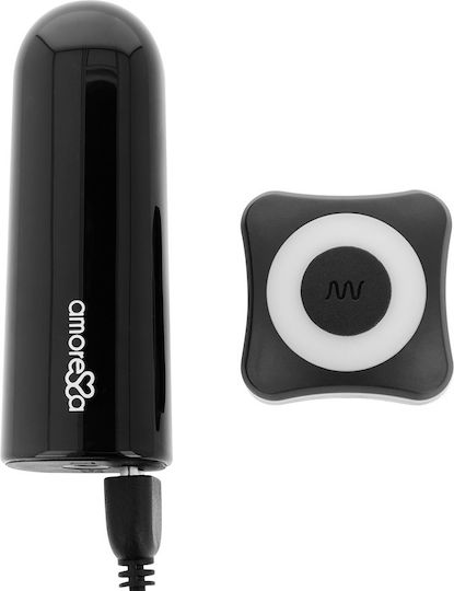Amoressa Nix Remote Control Bullet Vibrator Geschoss mit Fernbedienung 7.7cm Black