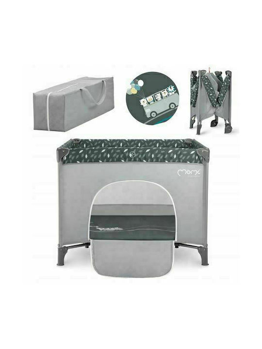 Momi Mamu Park with Mattress Gray 100x100cm