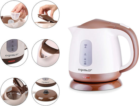 Aigostar Romeo 30HIP Βραστήρας 1lt 1100W Καφέ
