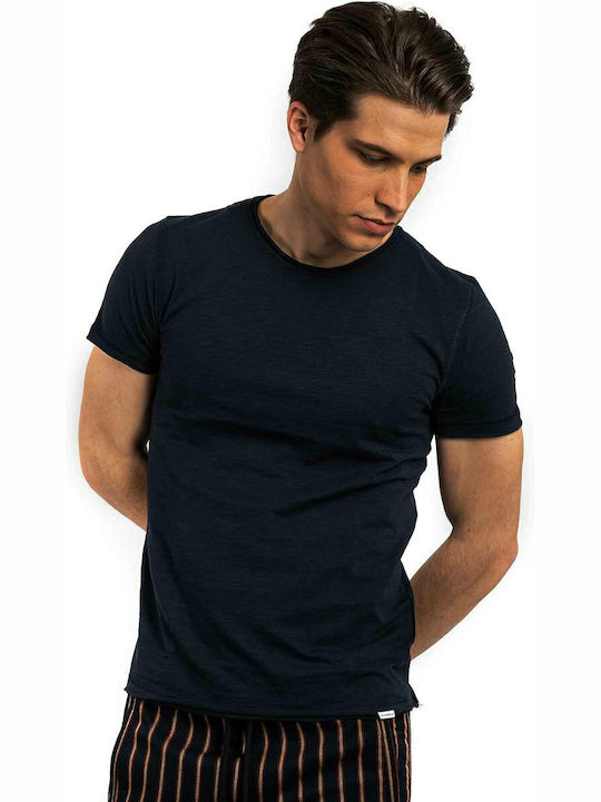 Konrad T-shirt Navy Μπλε