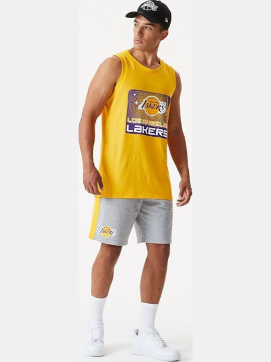 LA Lakers Αθλητική Ανδρική Βερμούδα Γκρι