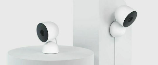 Google Nest Cam Outdoor or Indoor Battery IP Surveillance Camera Wi-Fi Full HD 1080p Waterproof Battery with Two-Way Communication