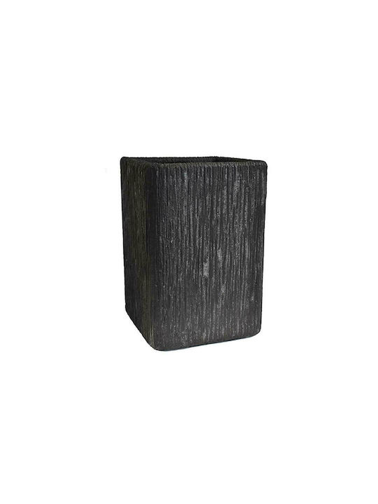 Plastona Carve Ghiveci de flori 31x44cm în Culoare Negru 00.03.35589