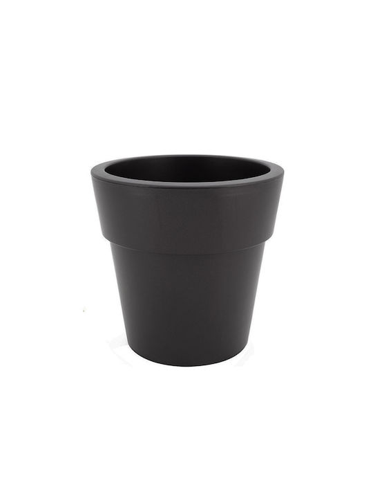 Viomes Linea 869 Flower Pot 2lt 16x15.5cm Anthracite/Molybdenum 869