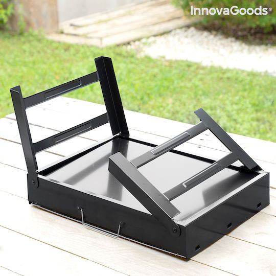 InnovaGoods BearBQ Portable Charcoal Grill 35cmx27cm