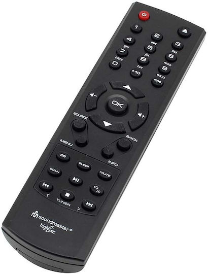 Soundmaster Sistem audio 2 ICD1010AN 10W cu CD / Media digitale Player, WiFi și Bluetooth Negru
