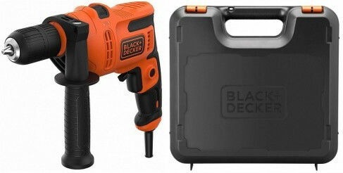 Black & Decker Κρουστικό Δράπανο 500W με Θήκη