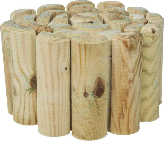 Dom Wood Wooden Garden Hedge in Beige Colour 30cm x 2m
