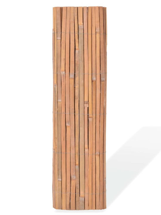 vidaXL Καλαμωτή Μπαμπού με Ολόκληρο Ξύλο 1x4m