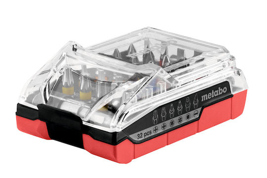 Metabo Set 32 Biți Șurubelniță Bit Box