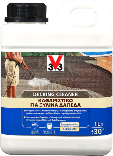 V33 Decking Cleaner Floor Cleaner Suitable for Wood 1lt