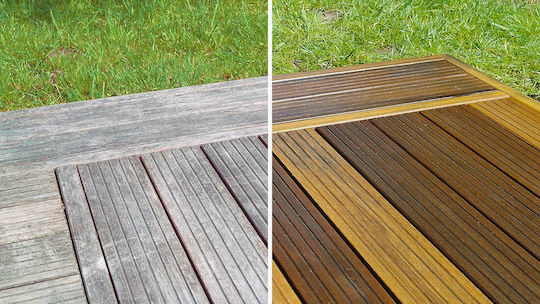 V33 Decking Cleaner Lichid Curățători Speciali Potrivit Pentru Lemn Și Podele 1lt