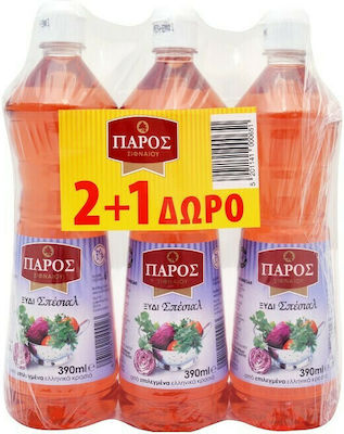 Πάρος Red Vinegar Ξίδι Σπέσιαλ Πλαστική Φιάλη 3 Τεμάχια 1170ml