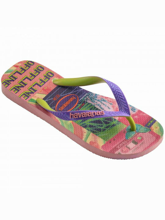 Top Fashion Women's Flip Flops Purple