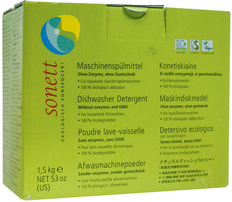 Sonett Eco-Friendly Dishwasher Powder 1.5kg