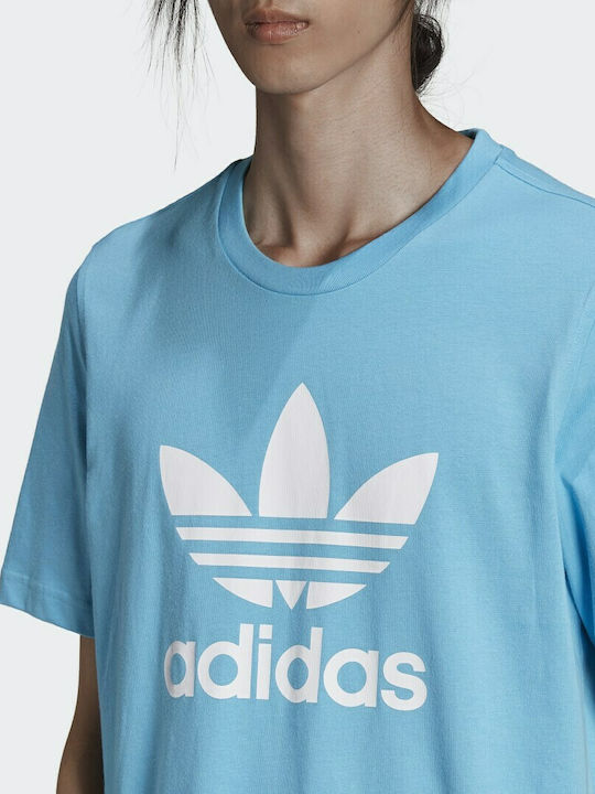 Adicolor Classics Trefoil Rush Αθλητικό T-shirt Γαλάζιο