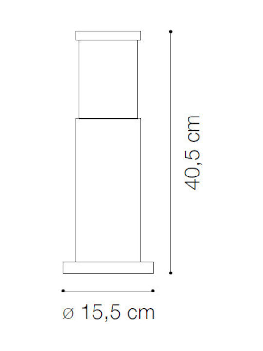Ideal Lux Tronco Κολωνάκι 60W 40x15.5cm