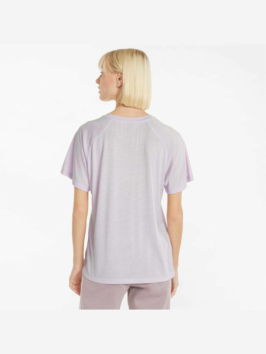 Puma Evostripe Women's Athletic T-shirt Purple