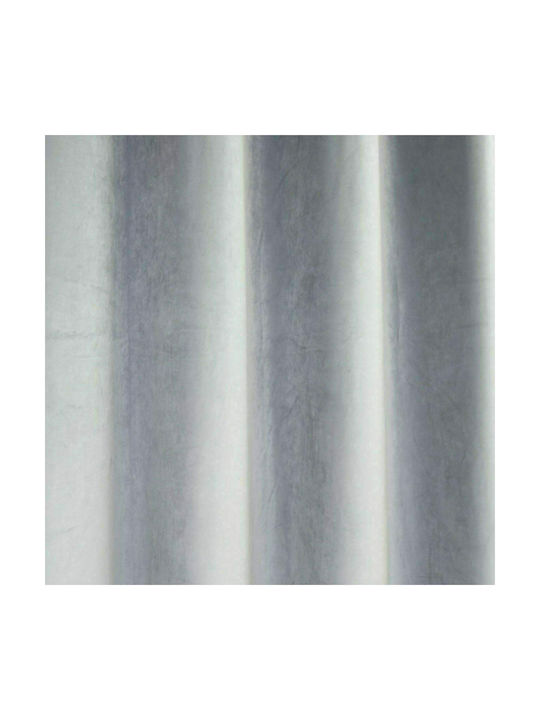 Decocraft Velour Pencil Pleat Curtain Gray 145x240cm