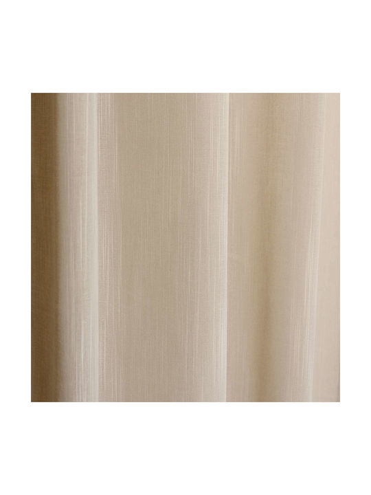 Decocraft Perdea Cu Capse Rain Bej 140x280cm