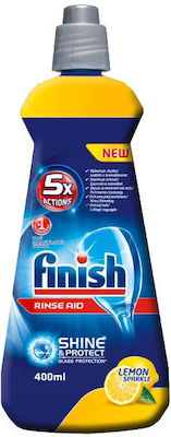 Finish Rinse Aid Agent de Clătire Lichid pentru Mașina de Spălat Vase cu Aromă Lămâie 1x400ml