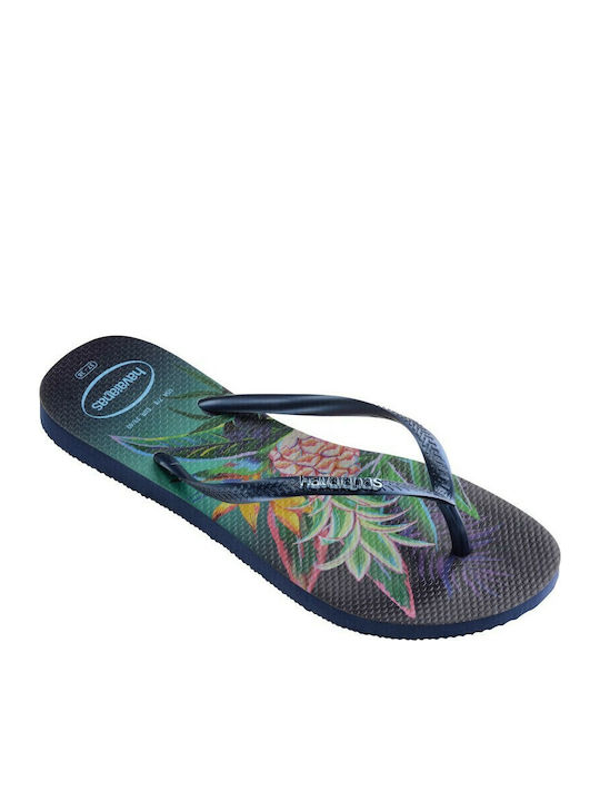 Frauen Flip Flops in Marineblau Farbe