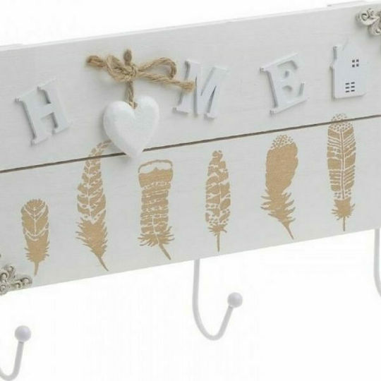 Click Ξύλινη 3 Θέσεων 30x5x19cm 2τμχ Click Ξύλινη 3 Θέσεων 30x5x19cm 2τμχ