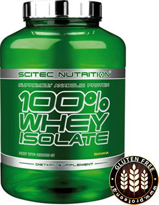 Scitec Nutrition 100% Whey Isolate Whey Protein Gluten Free with Flavor Chocolate Hazelnut 2kg