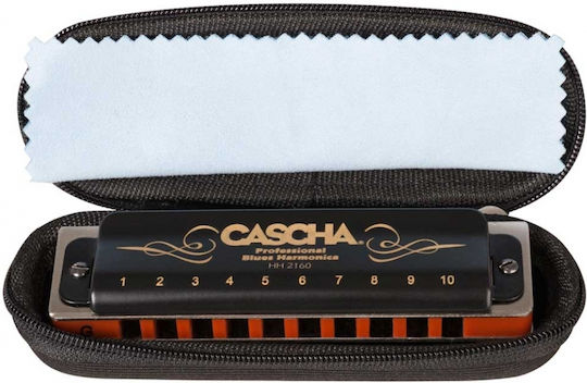Cascha Diatonisch Mundharmonika Pro Blues Tonart G (Sol) Major