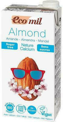 Ecomil Organic Almond Drink Enriched with Calcium No Added Sugar 1000ml