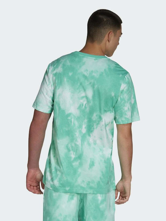 Adidas Adicolor Essentials Trefoil Ανδρικό T-shirt Hi-Res Green Μονόχρωμο