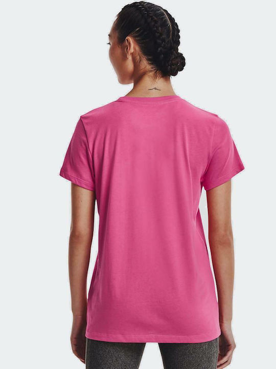 Under Armour Γυναικείο Αθλητικό T-shirt Bubble Gum