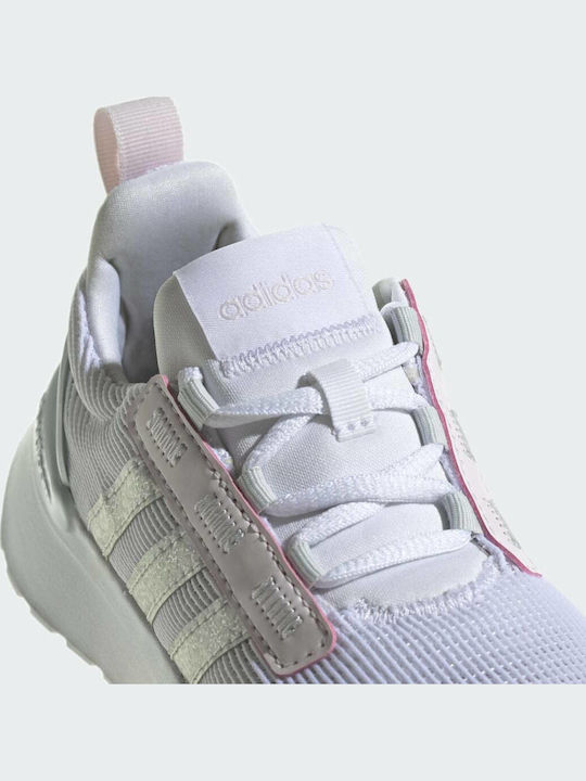 Racer TR21 K Kids Sports Shoes Running with Laces Cloud White / Blue Tint / Almost Pink