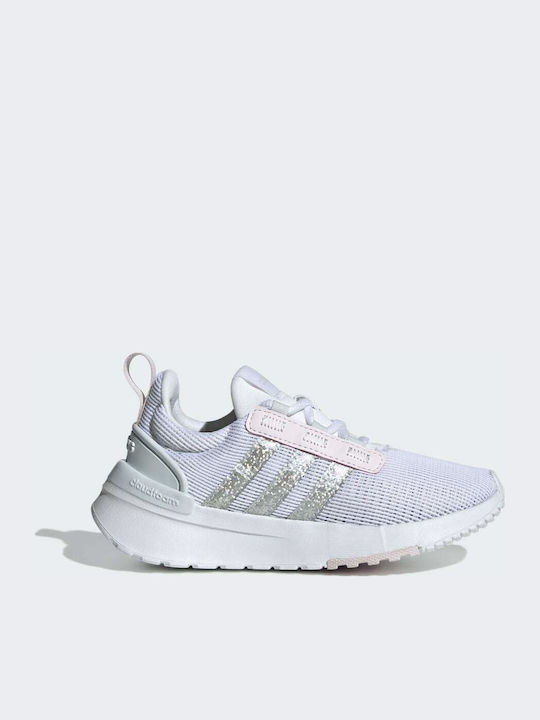 Racer TR21 K Kids Sports Shoes Running with Laces Cloud White / Blue Tint / Almost Pink
