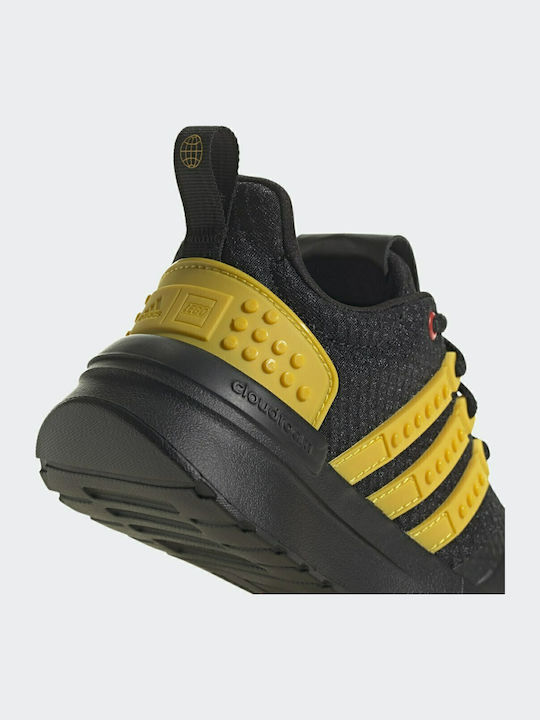 Racer TR Детски спортни обувки Running с Връзки Черно Core / Eqt Жълто / Червено