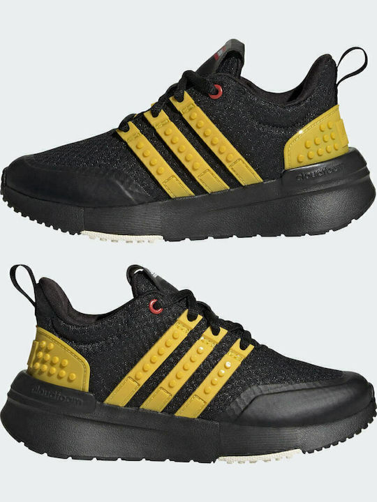 Racer TR Детски спортни обувки Running с Връзки Черно Core / Eqt Жълто / Червено