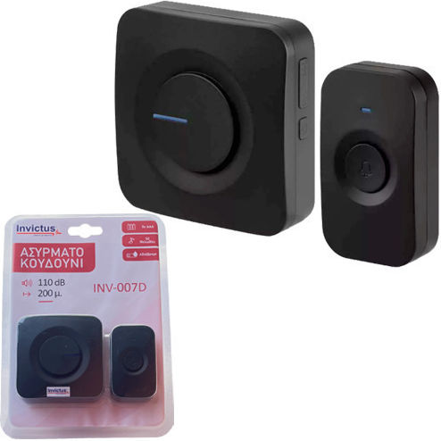 Invictus Invictus Kabelloses Hauskommunikations-Gong Modell INV-007D